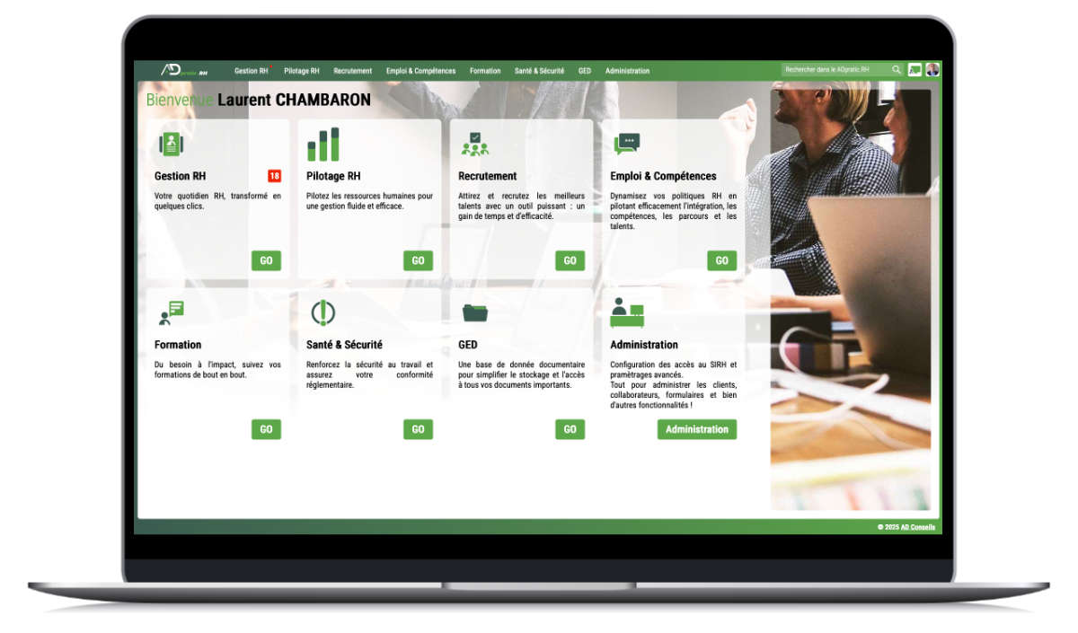 Intégration du module de management de la formation au SIRH